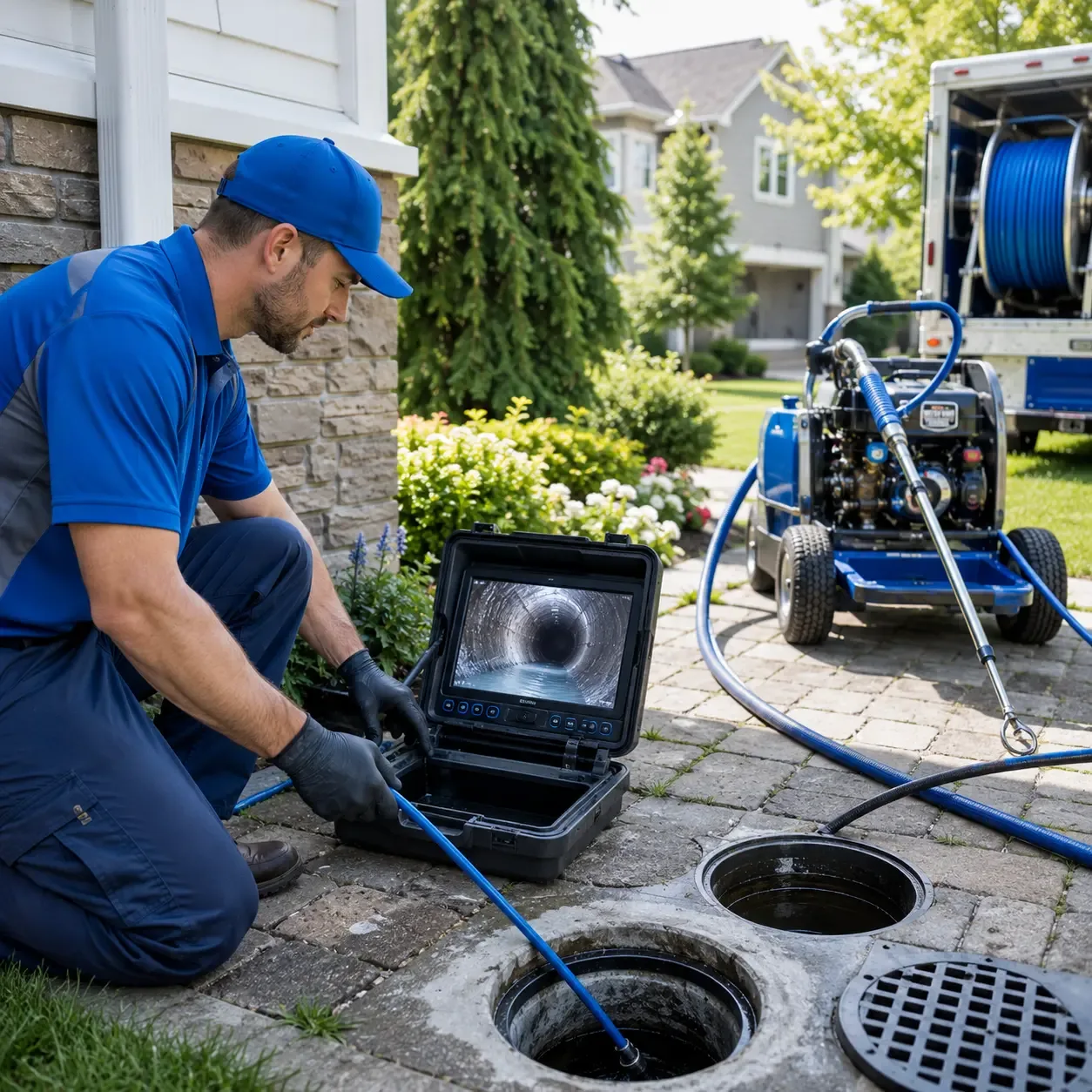 Outdoor drain cleaning professionals serving Roosevelt, TX